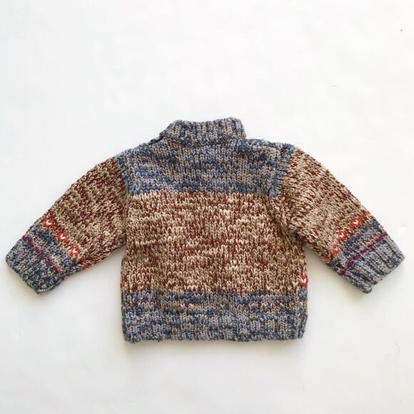 Catimini mock neck knit sweater EUC 6 months - Picture 5 of 5